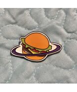 Hat Pin Planet Cheeseburger Metal Enamel Lapel pinback Backpack - $7.00
