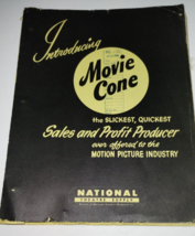 RARE Introducing MOVIE CONE Ice Cream Industry 50s Sales Catalog Sweden ... - £32.48 GBP