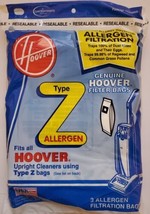 Hoover Vacuum Bags Type Z For Upright USA Genuine 3 Pack - $9.59