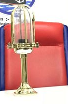 NAUTICAL STYLE SMOOTH BRASS BULKHEAD MOUNT ANTIQUE LAMP LIGHT FIXTURE - $117.80