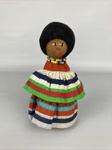 Vintage Native American Seminole Indian Doll Palmetto Fiber Beads-5” - $24.67 CAD