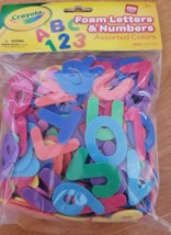 Crayola Crafts Wonderfoam Foam Letters &amp; Numbers, Multi-Color, 266 Pieces - £5.79 GBP