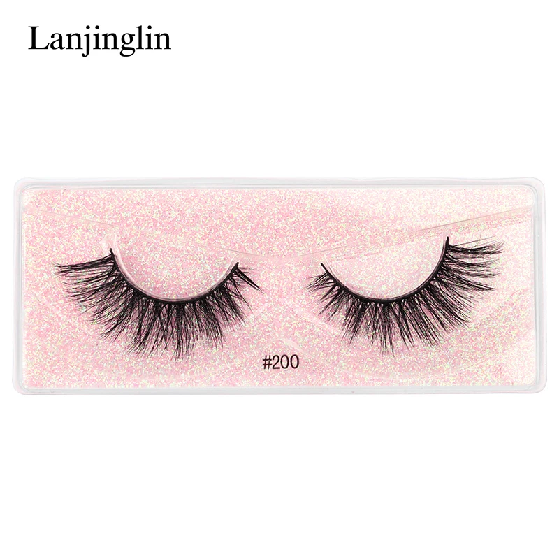 Ong lasting mink lashes natural dramatic volume eyelashes extension thick long 3d false thumb200