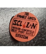 vintage The Family Lines SCL/L&amp;N Railroad Golf Marker and tees - Ultra Rare - £18.25 GBP