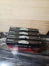 SONY HF High Fidelity 90 Minute 4 Pack Blank Media Audio Cassette Tapes NEW - $12.61