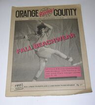 The Fixx Orange County Review Newspaper Vintage 1986 Cover Story  - $24.99