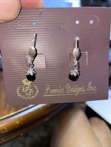 Premier Designs Jewelry Post Earrings  silver plated, Vintage - £11.83 GBP