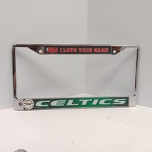 Boston Celtics NBA I Love This Game Chrome License Plate Frame Car Truck SUV - £16.38 GBP