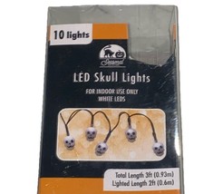LED Halloween Skull Lights Decor 3 ft (Batteries Not Inc.)(SHIPS IN 24 HRS) - $17.89 CAD