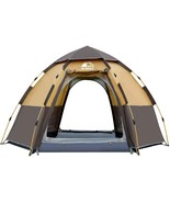 Hewolf Waterproof Instant Camping Tent - 2/3/4 Person Easy Quick Setup Dome - £145.04 GBP