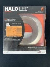 HALO Recessed 693SNB 6-Inch LED Baffle Recessed Lighting Trim, Satin Nickel - £11.11 GBP