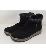 Baretraps Danna Black Suede Leather Ankle Boots Womens 9 Waterproof - £38.10 GBP