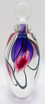 Beautiful Hand Blown Studio Art Glass Perfume Bottle by R. Jandilma  - £62.51 GBP