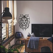 LaModaHome Lion 33x48 cm[13.0&quot;x18.9&quot; in] Metal Wall Art,Wall Decor, Living Room, - £48.79 GBP