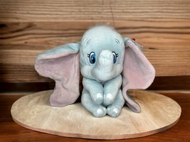 Ty Sparkle Disney Dumbo 10&quot; Soft Plush Medium NWT Elephant Stuffed Animal Gray - £10.35 GBP