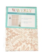 Waverly Donnington Blush Rod Pocket Valance 100% Cotton 52 In X 18 In - £23.02 GBP