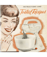1950s Hamilton Beach Model K Food Mixer Instruction Manual Cookbook Reci... - $27.86 CAD