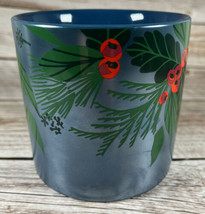 Starbucks 2021 Holiday Christmas Mug Coffee Cup Tea Mistletoe Metallic Holly - £10.27 GBP