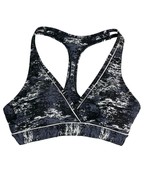 Athleta Sports Athletic Bra Sz. S Black &amp; White Print - $369.07 MXN