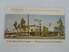 Park Plaza Lodge Motor Hotel In The Heart Of Los Angeles California CA P... - $3.95