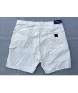 Polo Ralph Lauren Mens 34 Off-White 6&quot; Cutoff Cotton Twill Casual Short - $52.25