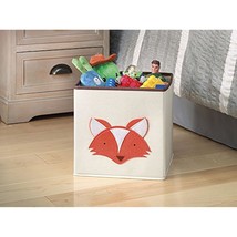 Whitmor Kids Canvas Collapsible Cube Fox - £12.01 GBP