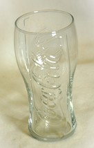 Coca Cola Coke Flat Tumbler Glass Cursive Sides 16 oz. - £7.90 GBP