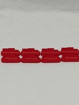 Lot Of (8) Red Litko Premium Printed Mecha Pinned Immobilized Tokens - $17.81