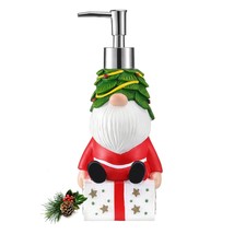 Christmas Soap , Gnome Bathroom Soap , Refillable Kitchen Soap With Pump, Christ - £27.14 GBP