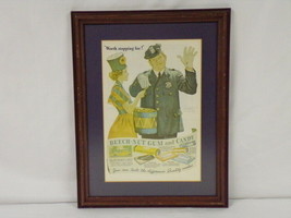 1937 Beech Nut Gum Norman Rockwell 11x14&quot; Framed ORIGINAL Vintage Advert... - £70.05 GBP