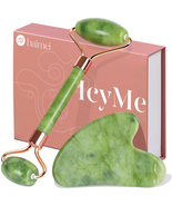 Icyme Gua Sha &amp; Jade Roller Facial Tools Face Roller and Gua Sha Set for... - $19.68 CAD