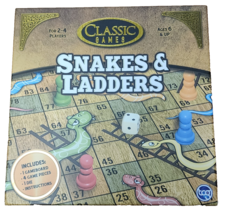 Classic Games Snakes &amp; Ladders 2-4 Players Ages 6+ (NIB) Sealed - $3.99