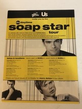 2001 Soap Star Tour Pinup Print Ad Cameron Mathison Jacob Young Mark Con... - £6.97 GBP