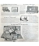 Games Puzzles And Magic Kits 1897 Advertisement Victorian Full Page DWII5 - £31.37 GBP