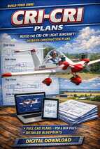 Complete drawings of the aircraft Cri-Cri - $45.00