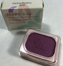 Mary Kay Powder Perfect Eye Color Exotic Purple 3519 Eye Shadow - £11.95 GBP