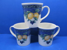 Wedgwood Home Lemon Tree Amway  England 3 5/8&quot; Mugs Bundle of 3 - $29.99