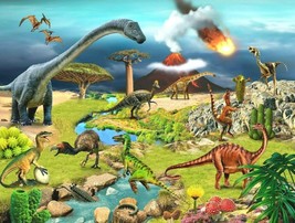 &quot;NEW&quot; Dinosaurs puzzle Dinosaur Jigsaw puzzle 250 pieces board game for ... - £25.91 GBP