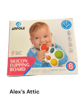 Anpole Kids Silicone Dimple Busy Board Toy for 0-3 Y, Baby Sensory Toys Flipping - £11.82 GBP