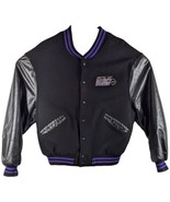 Arctic Cat Snowmobile Wool Coat Jacket Leather Arms Sz 2XL XXL Vintage U... - $3,110.10 MXN