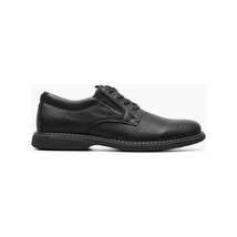 Nunn Bush Otto Plain Toe Oxford Shoes Comfort Leather Black Tumbled 84962-007 image 7