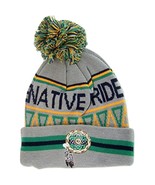 Native Pride Dream Catcher Cuffed Knit Winter Hat Pom Beanie (Light Gray) - £11.95 GBP