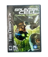 Tom Clancy&#39;s Splinter Cell Chaos Theory PC Video Game 2005 Complete Manu... - $15.45 CAD