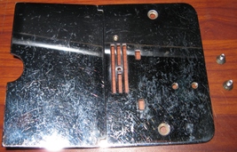 Kenmore 120-49 Hinged Needle Plate / Shuttle Cover w/Mounting Screws - $7.00