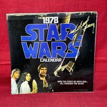 Star Wars VTG 1978 Calendar 12&quot;x13&quot; Made in USA Ballantine Books Good Condition - £9.10 GBP