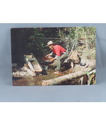 Vintage Postcard - Gold Panning British Columbia Canada - Lakeside Color... - $15.00