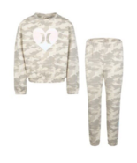 HURLEY ~ 2 Piece Set ~ Long Sleeve Top &amp; Pant Set ~ Camo ~ Youth Girl&#39;s 4/5 - $623.16 MXN