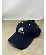 Y2K Adidas Sport Navy Blue Adjustable Hat Cap NOS - $54.66 CAD