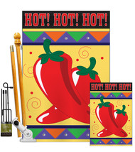 Chili Hot - Applique Decorative Flags Kit FK117020-P2 - $99.97