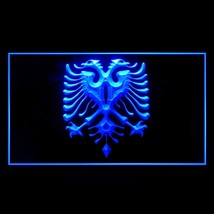 230107B Albanian Eagle Flag Modern Tattoos Design Graphic Lovely LED Light Sign - £17.42 GBP